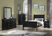 Louis Philip - Full 5 Piece Bedroom Set - Black