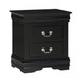 Louis Philip - Twin 5 Piece Bedroom Set - Black