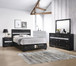 Regata - King 4 Piece Bedroom Set - Black