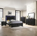 Micah - Twin 5 Piece Bedroom Set - Black