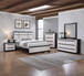 Remington - King 5 Piece Bedroom Set - Black / White