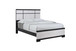 Remington - King 5 Piece Bedroom Set - Black / White