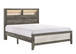 Rhett - King 5 Piece Bedroom Set - Chalk / Gray