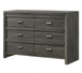 Valor - Full 4 Piece Bedroom Set - Gray