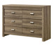 Valor - Queen 4 Piece Bedroom Set - Light Brown