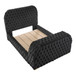 Natalia - Queen Upholstered Bed With Decking Board Set - Black