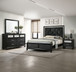 Lila - Queen Bed - Black