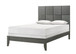 Denker - Queen Bed - Gun Metal