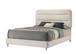 Nyomi - Upholstered Queen Bed - White