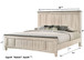 Sawyer - King Bed - Antique White