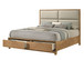 Florian - King Platform Storage Bed - Natural