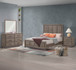 River - King 4 Piece Bedroom Set - Light Brown