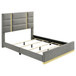 Ines - Fabric Upholstered Panel Bed