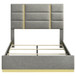 Ines - Fabric Upholstered Panel Bed