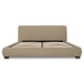 Beau - Queen Storage Bed - Warm Beige
