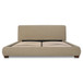 Beau - King Storage Bed - Warm Beige