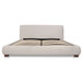 Beau - King Storage Bed - Speckled Light Gray