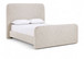 Fira - Linen Textured Fabric Upholstered Bed