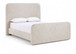 Fira - Linen Textured Fabric Upholstered Bed