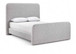 Fira - Linen Textured Fabric Upholstered Bed