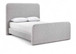 Fira - Linen Textured Fabric Upholstered Bed