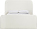 Fira - Linen Textured Fabric Upholstered Bed
