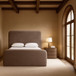 Fira - Chenille Fabric Upholstered Bed