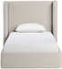 Kendall - Linen Textured Fabric Upholstered Bed
