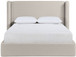 Kendall - Linen Textured Fabric Upholstered Bed