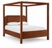 Salina - Velvet Upholstered Bed - Cognac