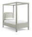 Salina - Linen Textured Fabric Upholstered Bed