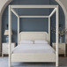 Salina - Linen Textured Fabric Upholstered Bed