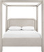 Salina - Linen Textured Fabric Upholstered Bed