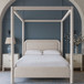 Salina - Linen Textured Fabric Upholstered Bed