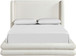 Chandra - Linen Textured Fabric Upholstered Bed