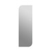 Irregular Shape LED Full Length Wall Mirror With 3 Color Dimmable Lighting - Silver