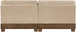 Turin - Chenille Fabric Upholstered Modular Sectional - Beige