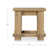 Morey - Side Table - Natural