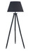 Orhan - Wood Floor Lamp - Black