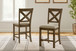 Moriville - Upholstered Barstool (Set of 2) - Beige