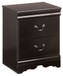 Huey Vineyard - Two Drawer Night Stand - Black