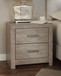 Culverbach - Two Drawer Night Stand - Gray