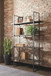 Gilesgrove - Bookcase - Black / Gray
