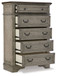 Lodenbay - Five Drawer Chest - Antique Gray