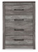 Bronyan - Four Drawer Chest - Dark Gray