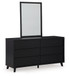 Danziar - Dresser And Mirror - Black