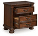 Lavinton - Three Drawer Night Stand - Brown