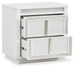 Chalanna - Two Drawer Night Stand - White
