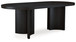 Rowanbeck - Oval Dining Room Table - Black