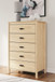 Cabinella - Five Drawer Chest - Tan